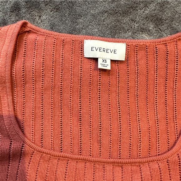 NWOT Free People Spring Light Sweater knit long sleeve Small Dusty Red Orange - Picture 4 of 8